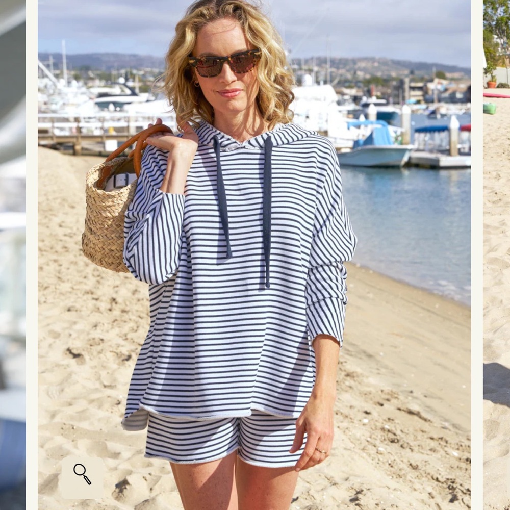 Frank and Eileen Kane navy and white strip set ! So cute